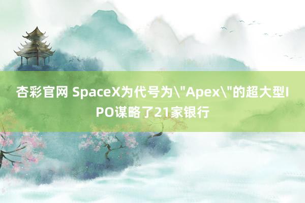 杏彩官网 SpaceX为代号为